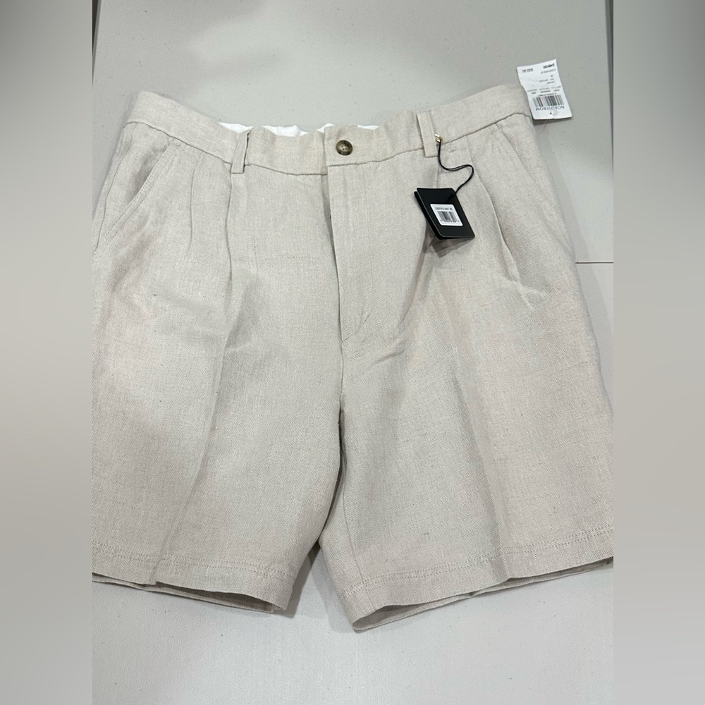 NWT AXIS Modern Coast Linen Blend Men’s Shorts‎  Size 36